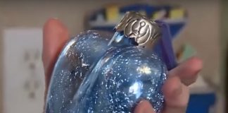 Mother falls to her knees in shock after buying this decoration in a thrift shop