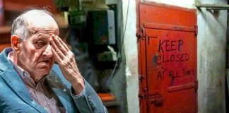 Police arrest old man because of a dangerous object in his basement