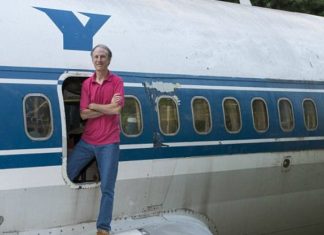 This man turned an airplane into his home and the inside looks pretty special