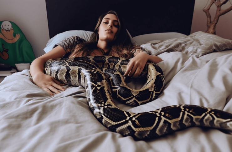 Woman Thought She Could Sleep Safely With Her Pet Python Every Night, Until The Vet Showed Her The Startling Truth